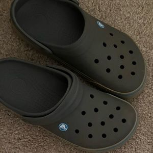 Grey crocs